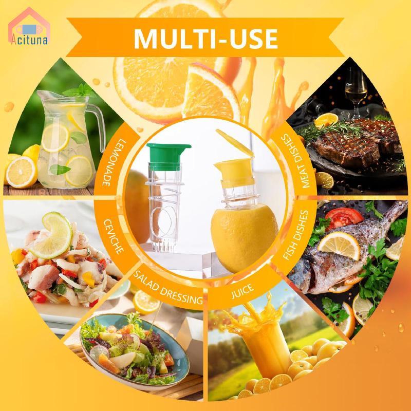 Hướng dẫn sử dụng Acutuna 2x có nắp nhỏ gọn Máy vắt nước ép cho cocktail Đồ uống gia vị Nhà bếp Bưởi