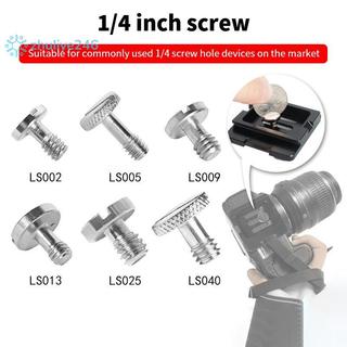 < zhuliye246 > Bộ vít máy ảnh chất lượng cao 1 / 4 Inch Tấm tháo nhanh Phụ kiện vít Bộ chuyển đổi gắn chân máy cho chân máy ảnh
