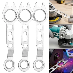 2 Cờ lê máy mài góc bằng thép Carbon, Đầu kép / Dày / Kéo dài, Công cụ sửa chữa đa chức năng để thay thế đĩa xưởng tự động