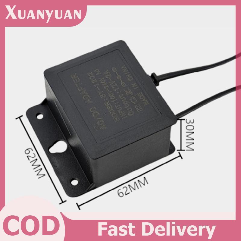 XUAN 1 Cái EU / US Cắm DC12V 2A Bộ Chuyển Đổi Nguồn Chống Thấm Nước Cho Giám Sát An Ninh Quan Sát AHD Camera Sạc NVR DVR Đầu Vào AC100V-240V VN