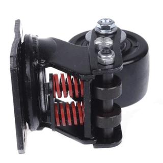 3inch Im Lặng Giảm Chấn Đa Năng Bánh Xe 400kg Lò Xo Chống Địa chấn caster Thiết Bị Nặng Cổng Bánh Xe Công Nghiệp