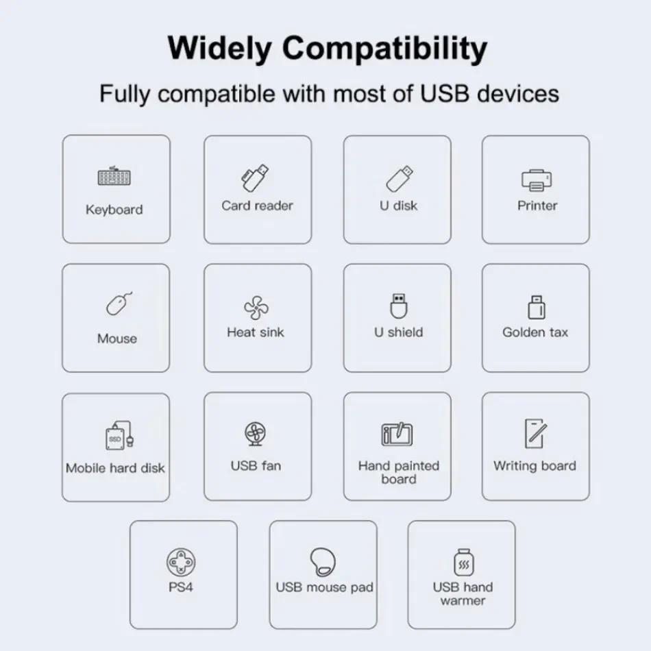 4 trong 1 USB 3.0 HUB Tốc Độ Cao USB3.0 OTG 4 Cổng USB C HUB Đa Bộ Chia Adapter Cho Xiaomi Lenovo Macbook Pro Phụ Kiện