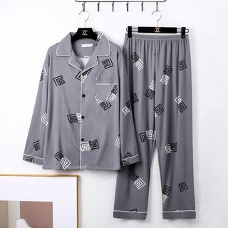 Bộ Đồ Ngủ Nam Chewes Kwen Cotton Xuân Thu Dài Tay