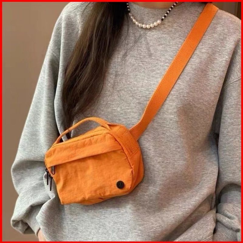 GC2 Túi Đeo Ngang Màu Macaron Thời Trang Dành Cho Nữ Nylon Chống Thấm Nước Ngoài Trời Túi Điện Thoại CG2