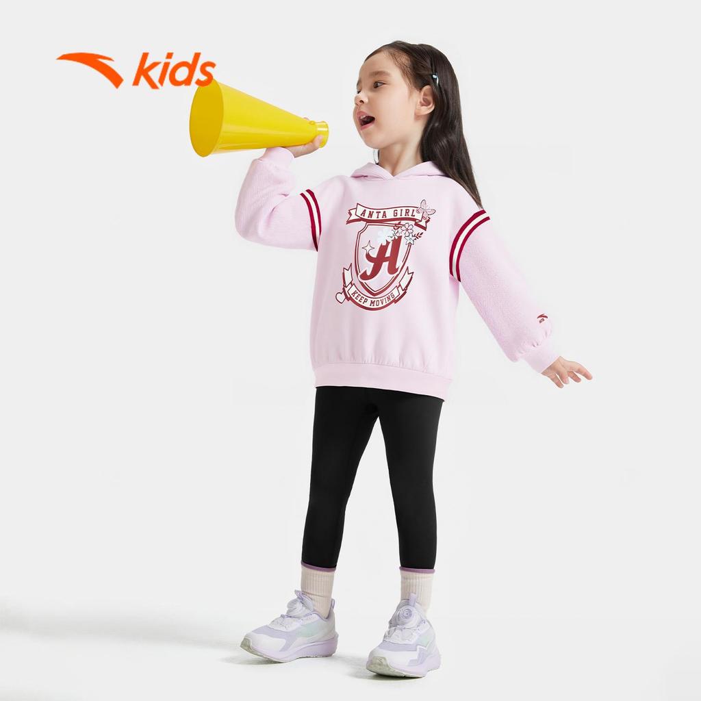 Áo Hoodie Có Mũ Thể Thao Bé Gái ANTA Kids 3625C9714