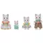 Sylvanian Families Doll 【Latte Cat Family】 FS-52 ST Mark Certified for Ages 3 and Up Toy Dollhouse Sylvanian Families EPOCH Corporation