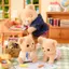 Sylvanian Families Doll - Biscuit Bear Twins - K-70, ST Mark Certified, for ages 3 and up, Toy Dollhouse, EPOCH Co., Ltd.