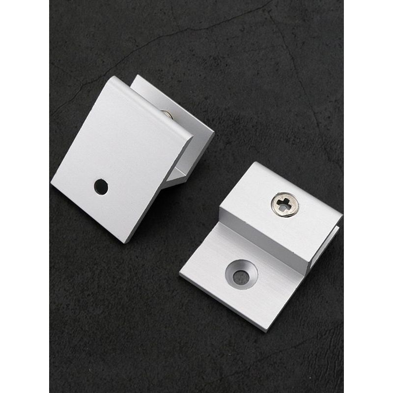 Hợp Kim Nhôm Hình Chữ h Cố Định Kẹp Gương Kính Bảng Giá Đỡ Acrylic Laminate Phân Vùng Giá Đỡ 1YNE