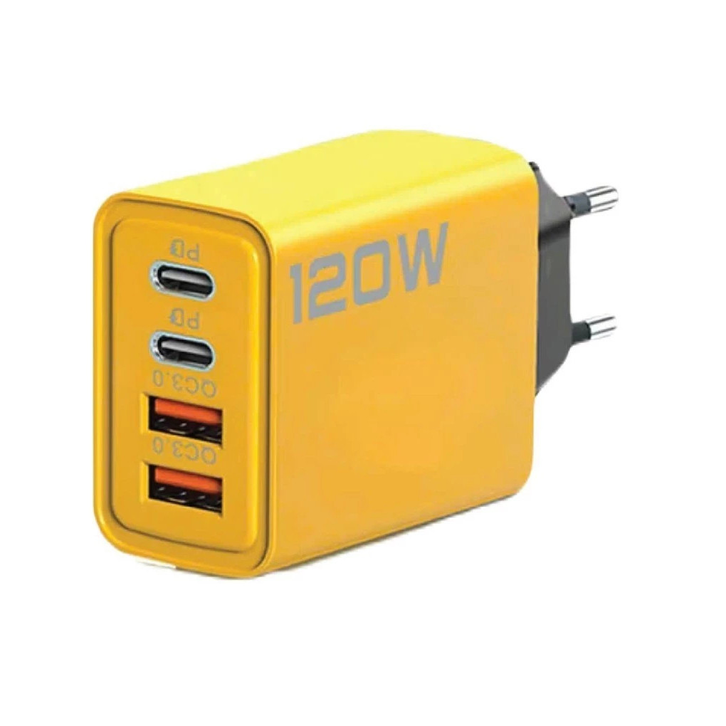 Củ Sạc Nhanh 120W PD USB TypeC, Bộ Sạc 4 Cổng Phù Hợp Cho Tất Cả Các Dòng Máy