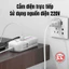 Bộ Sạc Nhanh 5 Cổng USB Type C, Ổ Cắm Sạc Điện Thoại 5 Trong 1 Sạc Nhanh 20W An Toàn, Tiện Dụng