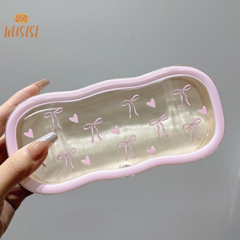 Hộp Đựng Kính Nơ Trong Suốt Thời Trang, Dễ Thương Cho Nữ - Phù Hợp Du Lịch