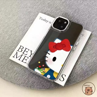 Dành Cho Realme 15 15T 14 14X 13 12 11 Pro Plus 12X 11X 9 2 9i 7i Pro 5G 4G Vỏ Điện Thoại Sơn Hello Kitty Mèo Nơ Hoa Hoạt Hình Dễ Thương Vỏ Mềm