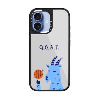 CASECASE X GOAT Ốp lưng kính hút từ tính chống trầy xước cho IPhone 17 Air 16 15 14 Pro Max Plus Ốp lưng cứng có hộp khắc logo