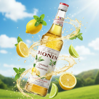 Siro Monin Chanh Vàng Lemon Concentrate 70cl, Nguyên Liệu Pha Chế Chuyên Nghiệp Nhập Khẩu Chính Hãng