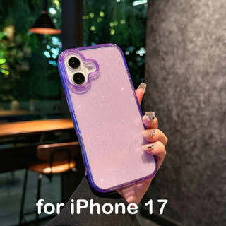 [JLK] Ốp từ tính bảo vệ lấp lánh trong suốt cho iPhone 17 Pro Max Air 17Pro Vỏ cứng chống sốc
