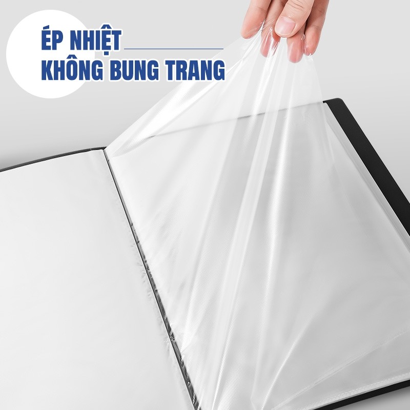 File lá đựng tài liệu A4 - Mẫu bìa đựng hồ sơ có nhiều ngăn đơn giản, phù hợp cho không gian văn phòng