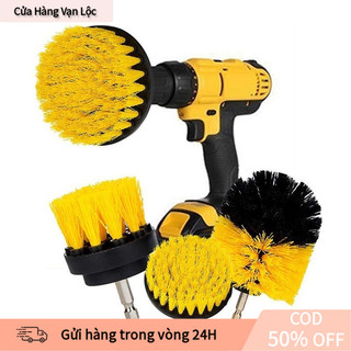 【vạn】3pcs/set Bộ Bàn Chải Gắn Máy Khoan Cọ Rửa Cầm Tay Đa Năng， Bàn Chải Vệ Sinh Nhà Tắm Sofa, Đánh Giày, Đánh bóng Rử