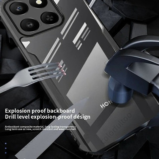 Ốp Acrylic Trong Suốt Cho Honor X7d X 7D HonorX7d 4G 5G 2025 Ốp Lưng TPU Mềm Siêu Mỏng Ốp lưng Chống Rơi Túi Khí Bảo Vệ Trong Suốt Ốp Lưng