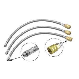 PCF * Ô Tô Tự Động Khóa Đồng Không Khí Chuck Có Thể Tháo Rời 45 8cm Ống Kim Loại 12 5mm Vòi Phun Ren Cho Lốp Lạm Phát