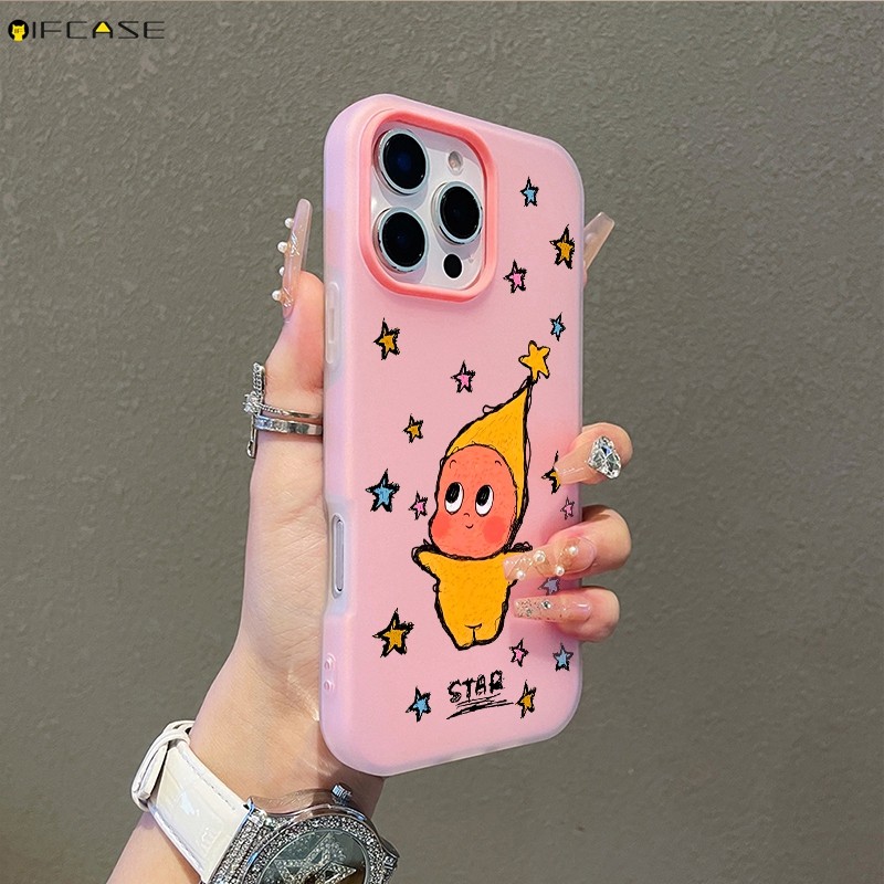 Dành Cho Realme 15 Pro 15T 14 Pro Plus 14T 14X 12 Pro Plus Lite 11 11X 10 9i 4G 5G Ốp Điện Thoại 2 Trong 1 Đôi Lớp Dễ Thương Twinkle Ngôi Sao Ngôi Sao Vẽ Vỏ Hoạt Hình