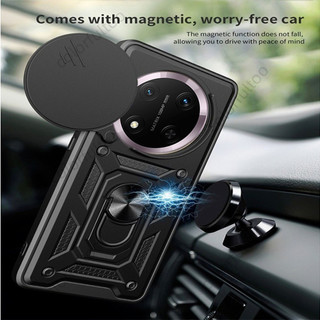 Ốp lưng chống sốc thông minh Honor X9C cho Honor X9d X9C X9a X9b X 9B X 9C X9 X9CSmart 4G 5G Kéo đẩy bảo vệ ống kính máy ảnh Vỏ điện thoại PC cứng Ốp lưng đứng