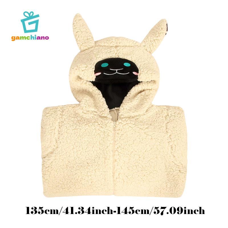 Trang phục cừu trắng cho trẻ em Mũ trùm đầu mới lạ cho bữa tiệc kỷ niệm ngày trẻ em