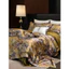 Bộ chăn ga gối Satiin kết hợp Cotton mềm mịn MemMinbedding Luxury họa tiết in hoa tinh sảo hiện đại - L41692