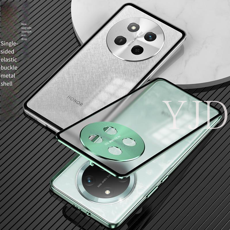 Ốp Lưng Cho Honor X9C Thông Minh Mới Nâng Cấp Khung Kim Loại Mờ Mặt Sau Bảng Điều Khiển Tản Nhiệt Chống Rơi Vỏ Điện Thoại
