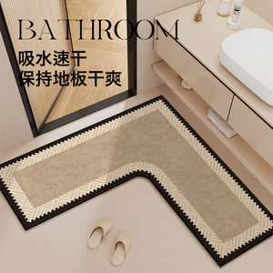 Thảm trải sàn chống bụi bẩn Dễ chăm sóc Chống mài mòn Hình chữ L thấm dầu