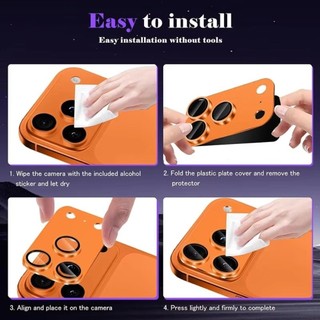 Kim Loại Kính Cường Lực Bảo Vệ Ống Kính Full Cover Cam Lưng Camera Bảo Vệ HD Cho iPhone 17 Pro Max 17Pro Ống Kính Máy Ảnh