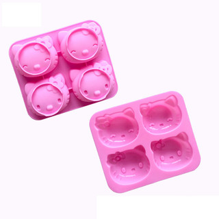 Khuôn Kẹo Silicon Hello Kitty - Khay Làm Bánh Sô Cô La Trang Trí Sinh Nhật
