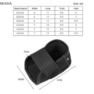 Misa 1-3cm Vô Hình Tăng Chiều Cao Tất Silicon Gel Gót Miếng Lót Chỉnh Hình Vòm Hỗ Trợ Gót Chân Đệm Đế Đế Chân Unisex
