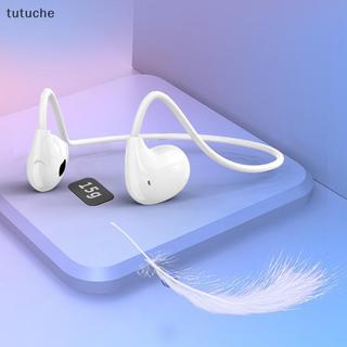 Tutu Neckband Tai nghe dẫn truyền xương AIR Tai nghe không dây có Mic thể thao Chạy không đeo tai cho 15 VN