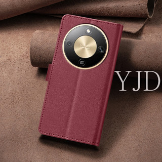 Ốp Lưng Cho Honor X9d Bao Da Cổ Điển Khe Cắm Thẻ Vỏ Điện Thoại Chống Rơi