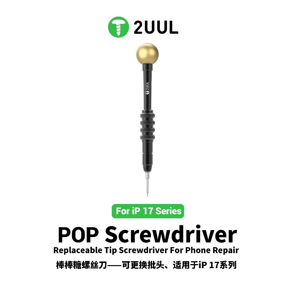 2UUL SD87 POP Tua Vít Nam Châm Có Thể Thay Thế 4IP Đầu Tua Vít Cho IPhone 17 Series Đáy Vít Tháo Lắp Sửa Chữa Dụng Cụ Cầm Tay