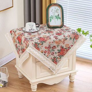 [Cao cấp Mỹ] Tấm che bụi tủ đầu giường, Khăn trải bàn vuông, Khăn ăn, Vỏ vải chống nắng cho máy giặt