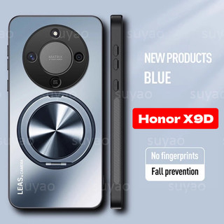 Ốp Điện Thoại 2025 Mờ Sang Trọng Có Giá Đỡ Nhẫn Cho Honor X9D 5G, Ốp Lưng Bảo Vệ Chống Sốc