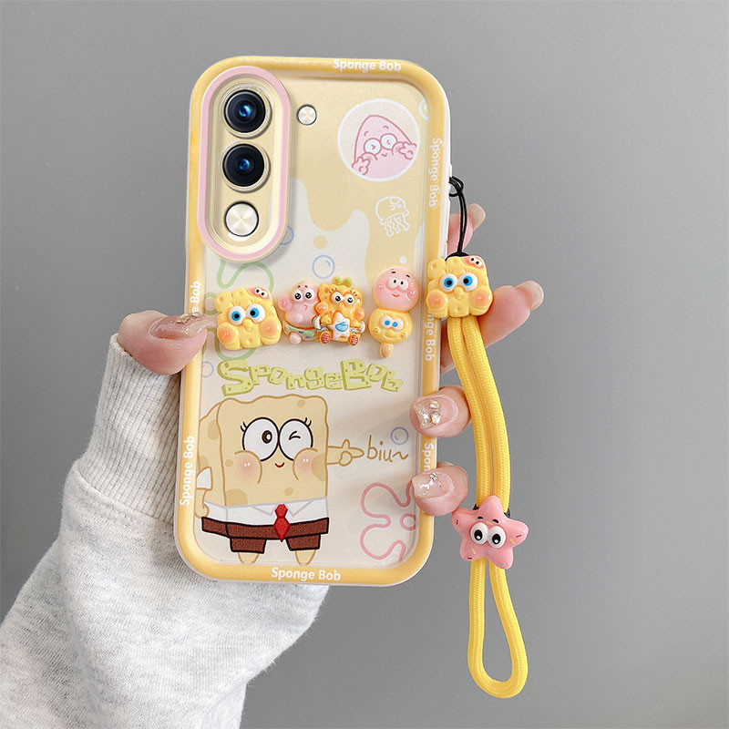 Ốp lưng cho vivo Y04 4G Y29S 5G anime chống rơi TPU mềm silicon 3D Vỏ điện thoại dễ thương Hoạt hình