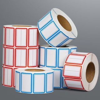 Cuộn Nhãn Dán Miệng Nhận Giấy Tự Dính Giấy Dán Ghi Chú Chống Thấm Nước Đánh Dấu Tự Dính Tên Văn Phòng Miệng Bài Hát PBC8