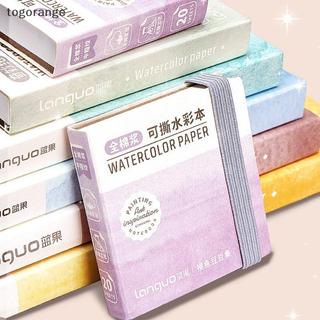 [TOG] Sách giấy vẽ Cotton vuông 300gsm dành cho nghệ sĩ Sổ tay vẽ màu nước 20 tờ Sổ phác thảo Đồ dùng học tập dành cho học sinh [VN]