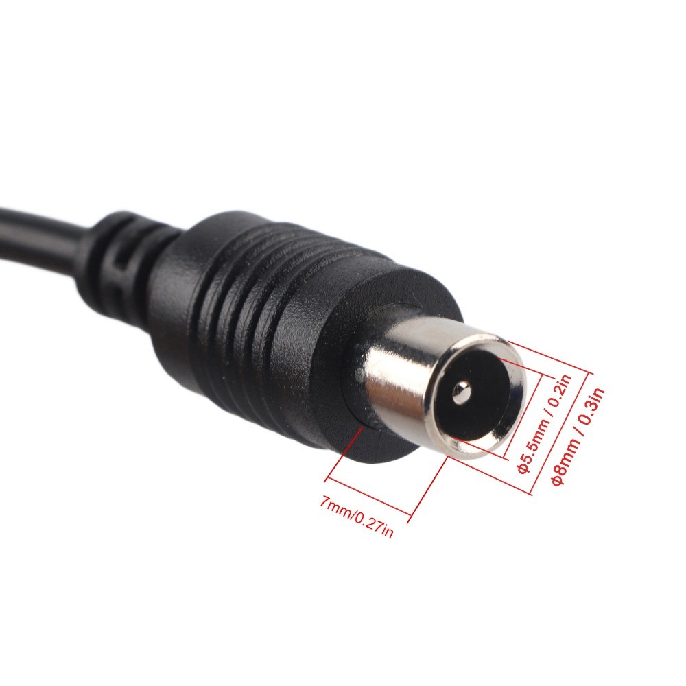 Bộ sạc xe tay ga điện HOBBYIN, Bộ sạc pin 42V 2A màu đen, Đầu nối DC 5,5mm bền bỉ Bộ chuyển đổi nguồn cho xe tay ga điện