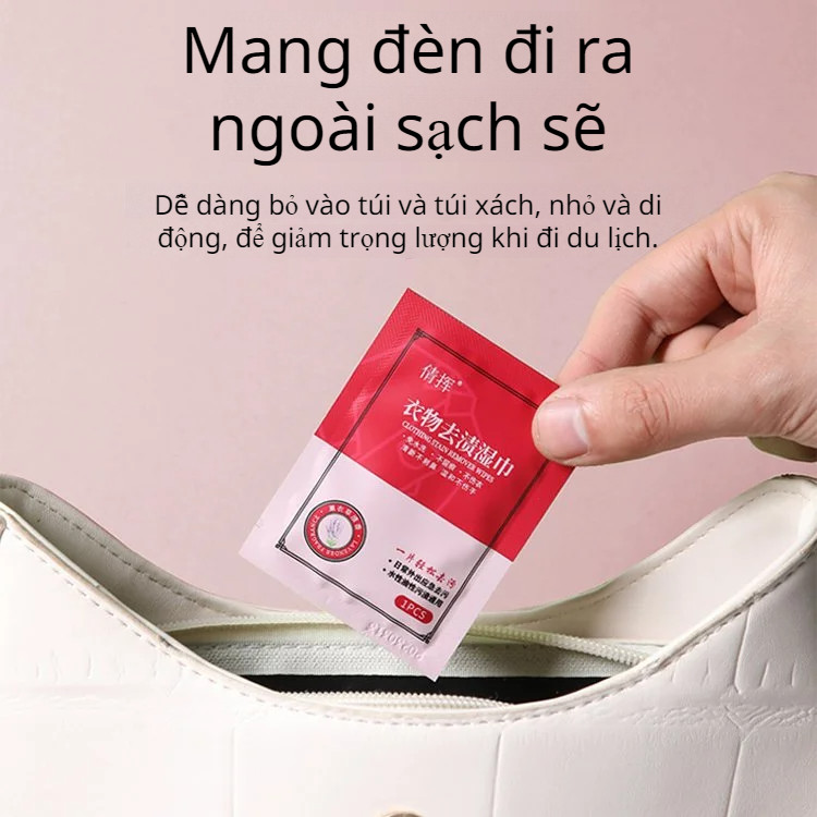 🔥Khăn lau không cần giặt cho quần áo / Khăn lau dầu khẩn cấp cho áo khoác lông vũ / Khăn lau vết bẩn di động