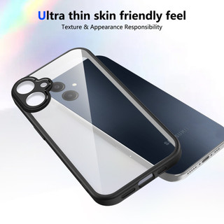 Dành cho Samsung Galaxy A06 4G / 5G / A07 Ốp điện thoại cứng trong suốt Khung silicon mềm chống rơi mỏng