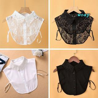 Khăn choàng cổ quấn nữ và bé gái, cổ áo giả ren DIY, dễ tháo lắp