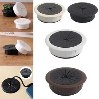 ⭐GROUS⭐Effective Cable Management Solution Desk Cord Grommet Wire Hole Cover 60MM White