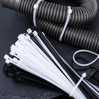 Dây buộc dây cáp Nylon tự khóa - Vòng buộc dây cáp có thể điều chỉnh - Dây đeo có khóa kéo đa năng