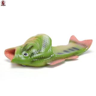 Unisex Mô Phỏng Dép Cá 3D Mùa Hè Vui Nhộn Thời Trang Dép Lật Cho Ngoài Trời