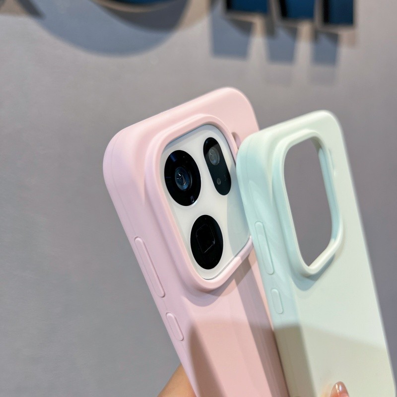 Dành Cho Oppo Find X9 Pro X9 X9 Ultra X8 Pro Preminium Real Liquid Silicone Phone Case Bảo Vệ Toàn Diện Chống Sốc Oppo Cover