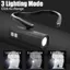 Đèn rảnh tay MONOSTYLE, Đèn pha kẹp tai nhẹ có thể sạc lại, Đèn pha LED chống nước IPX4 di động có thể điều chỉnh cao cấp Cắm trại