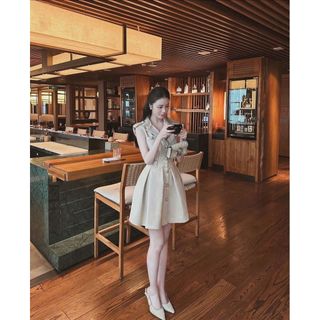 VÁY nữ xinh VM01 : váy bộ xinh,S.M.L.XL thời trang trẻ trung năng động, Đồ du lịch, - Áo, Women